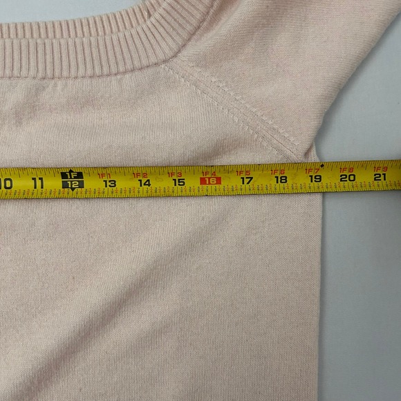 Rebecca Minkoff Womens Small Pink Wool Cashmere Blend Boat‎ Neck Sweater - Picture 5 of 6